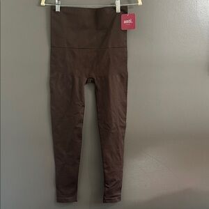 Anti by Proof seamless brown high-waisted leggings